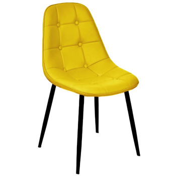 Стілець Агата обідній колір жовтий Стілець Агата обідній колір жовтий