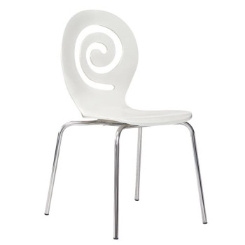 Стілець Лев дерев'яний білий Стілець Лев дерев'яний білий