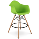 Стілець Тауер Вуд Eames барний високий зелений
