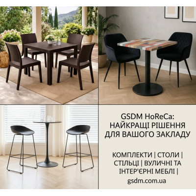 Як обрати меблі для HoReCa: Повний гід по столах та стільцях для вашого бізнесу