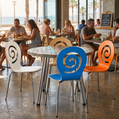 Стільці Лев для HoReCa та фудкортів: інвестиція у довговічність та сучасний дизайн